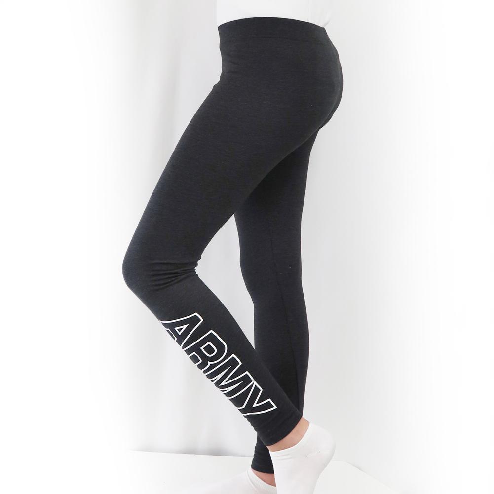 ARMY LADIES LOVE 'EM LONGER LEGGINGS (CHARCOAL) 3