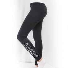 Load image into Gallery viewer, ARMY LADIES LOVE &#39;EM LONGER LEGGINGS (CHARCOAL) 3