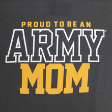 Load image into Gallery viewer, ARMY LADIES PROUD MOM T-SHIRT (GREY)