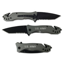 Load image into Gallery viewer, Army Lock Back Knife (Grey)