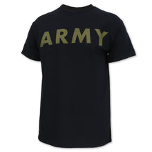 Load image into Gallery viewer, ARMY LOGO CORE T-SHIRT (BLACK/OD GREEN)