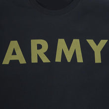 Load image into Gallery viewer, ARMY LOGO CORE T-SHIRT (BLACK/OD GREEN) 1