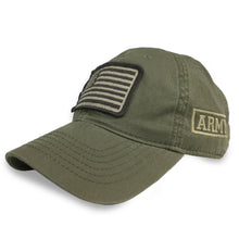 Load image into Gallery viewer, Army Patch Flag Hat (Moss)
