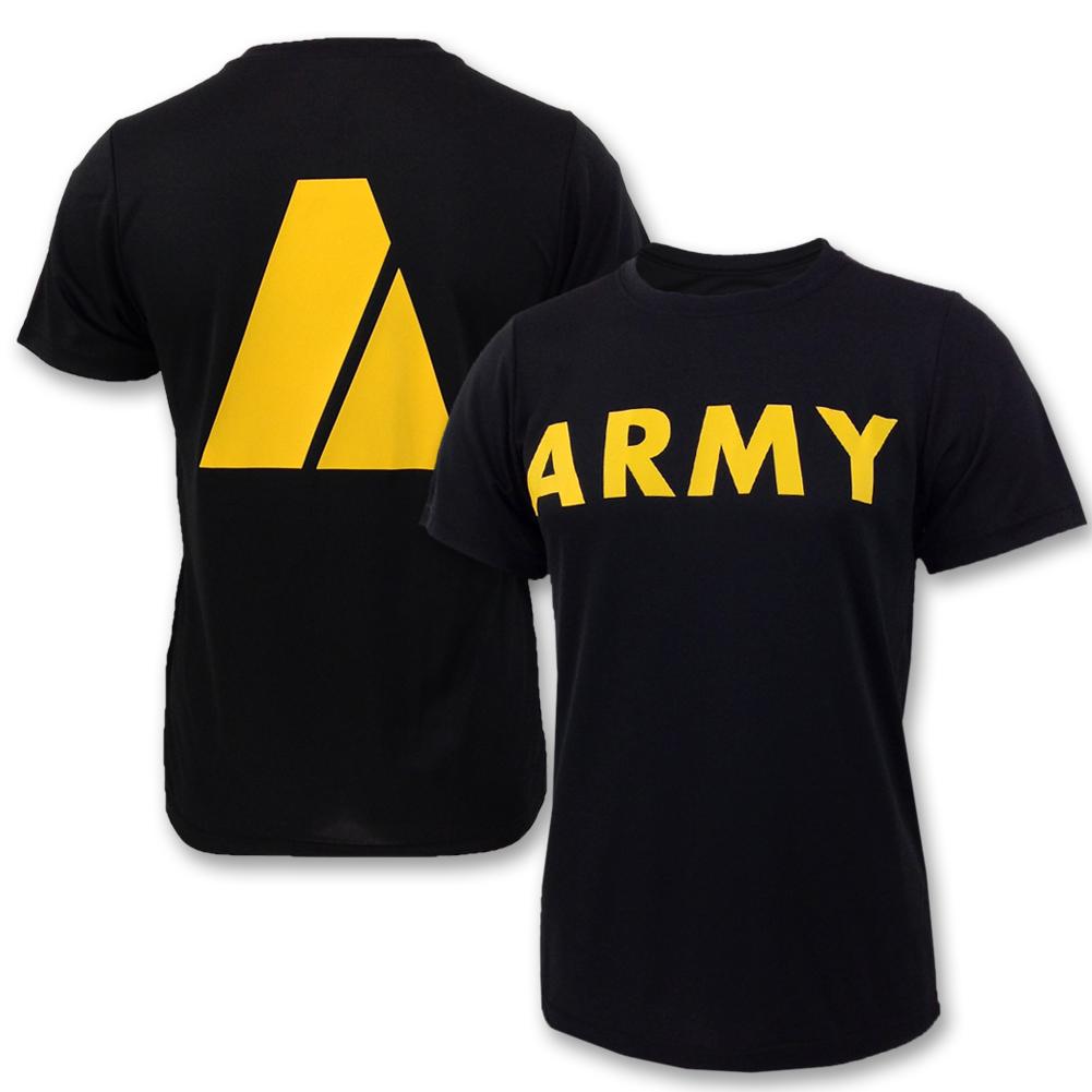 Støvet kaste støv i øjnene albue Army Gear: Army PT T-Shirt in Black