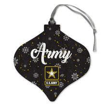 Load image into Gallery viewer, Army Snowflakes Bulb Ornament