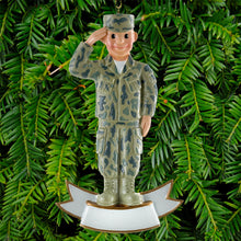 Load image into Gallery viewer, Army Soldier Ornament