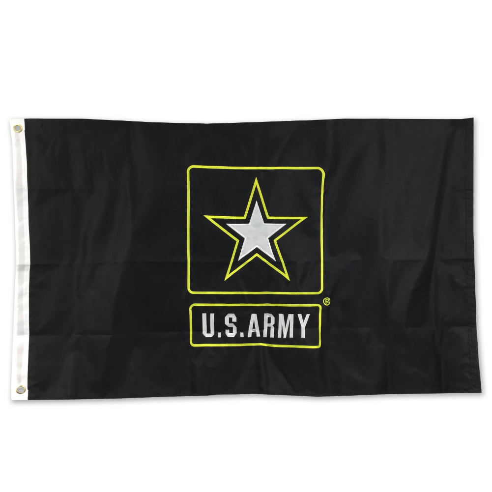Army Star 2 Sided Embroidered Flag (3'X5')