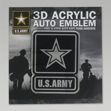 Load image into Gallery viewer, Army Star Chrome Emblem