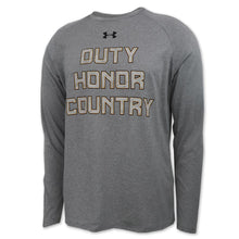 Load image into Gallery viewer, ARMY UNDER ARMOUR DUTY HONOR COUNTRY LONG SLEEVE TECH T-SHIRT (GREY)