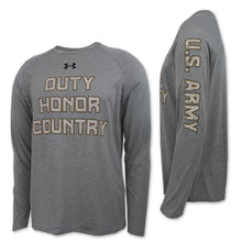Load image into Gallery viewer, ARMY UNDER ARMOUR DUTY HONOR COUNTRY LONG SLEEVE TECH T-SHIRT (GREY) 3