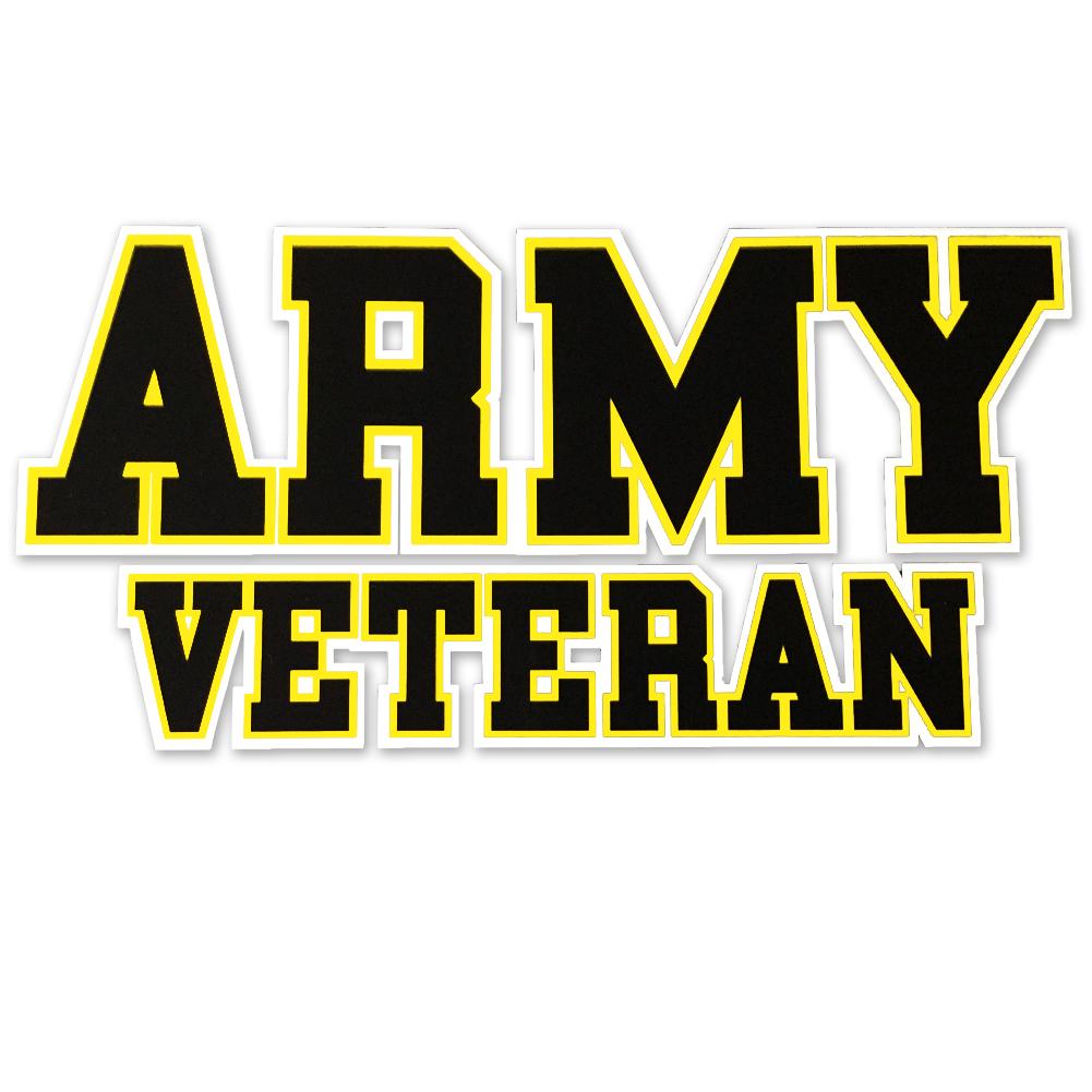 ARMY VETERAN DECAL 2