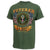 ARMY VETERAN SEAL FLAGS T-SHIRT (OD GREEN)