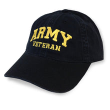 Load image into Gallery viewer, Army Veteran Twill Hat