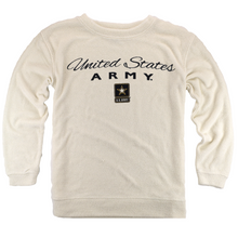 Load image into Gallery viewer, United States Army Star Oversized Cozy Crew (Oatmeal)