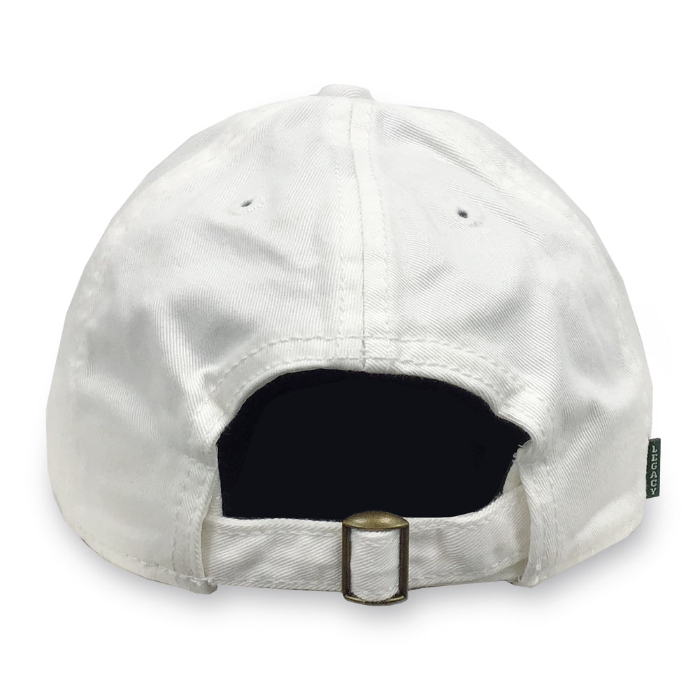 Army Mom Relaxed Twill Hat (White/Black)