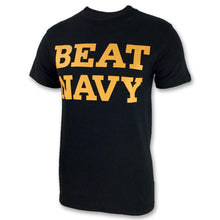 Load image into Gallery viewer, BEAT NAVY T-SHIRT (BLACK/GOLD)