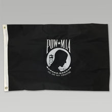 Load image into Gallery viewer, POW MIA 2 SIDED EMBROIDERED FLAG (2&#39;X3&#39;) 1
