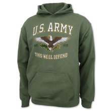 Load image into Gallery viewer, U.S. ARMY THIS WE&#39;LL DEFEND HOOD (OD GREEN) 1