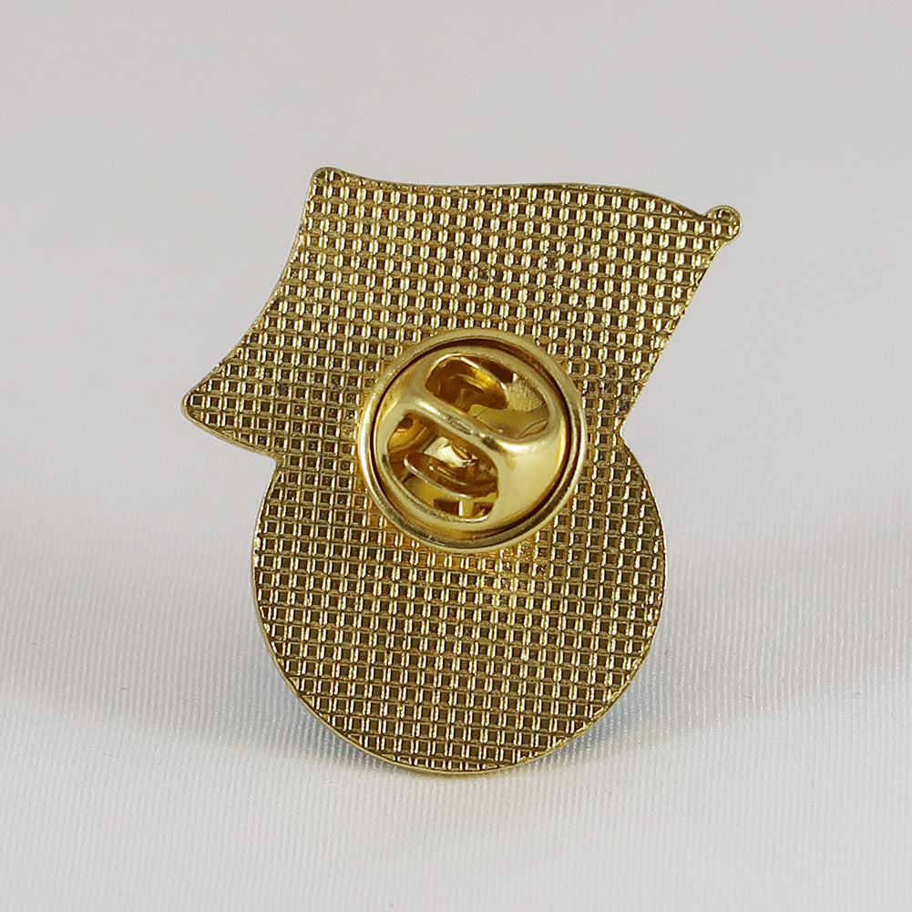 Army Waving Flag Seal Lapel Pin