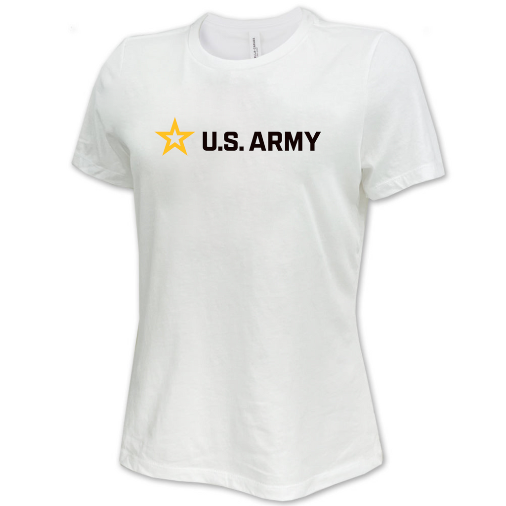 Army Star Ladies Full Chest Logo T-Shirt